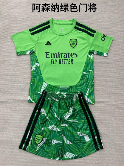 Arsenal 2026/2027 Kids Goalkeeper Fan Version Football Jersey