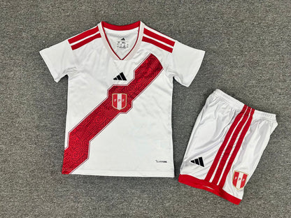 Peru 2026/2027 Kids Home Fan Version Football Jersey