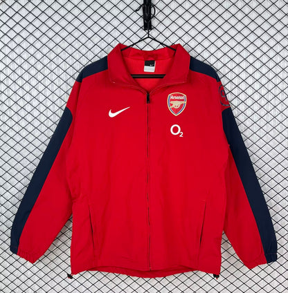 Retro Arsenal Windbreaker Red Jersey 2004-2005