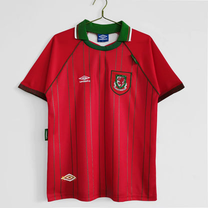 Retro Wales 1994/1996 Home Football Jersey