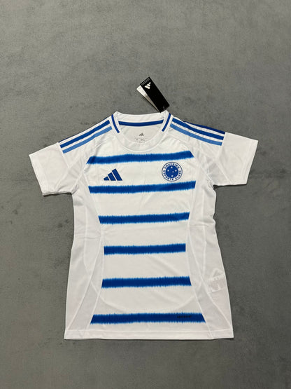 Cruzeiro 2025/2026 Women Away Fan Version Football Jersey