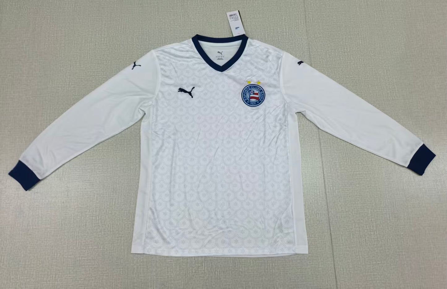 BaHia 2025/2026 Home Long Sleeve Fan Version Football Jersey