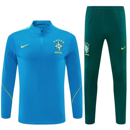 Brazil Training Tracksuit Blue (Kids And Man 10-2XL) 2026-2027