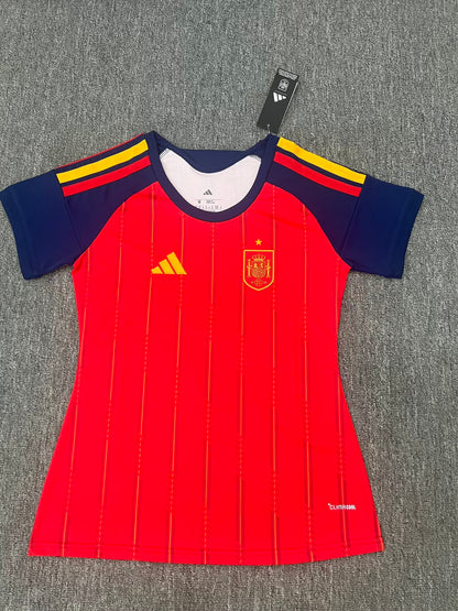 Spain 2026/2027 Women Home Fan Version Football Jersey