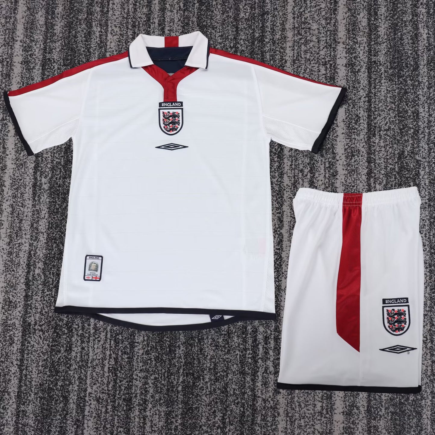 Retro England 2004 Kids Home Football Jersey