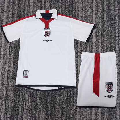 Retro England 2004 Kids Home Football Jersey