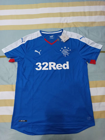 Retro Rangers 2015/2016 Home Football Jersey