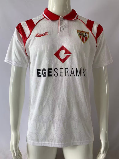 Retro Sevilla FC 1991/1992 Home Football Jersey
