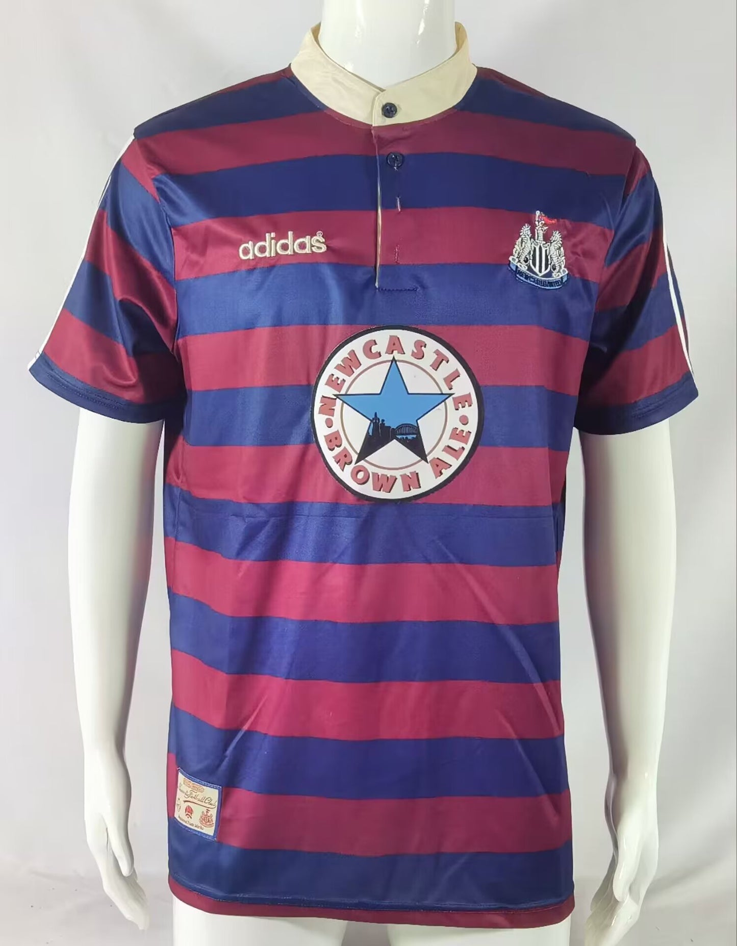Retro Newcastle United 1995/1996 Away Fan Version Football Jersey