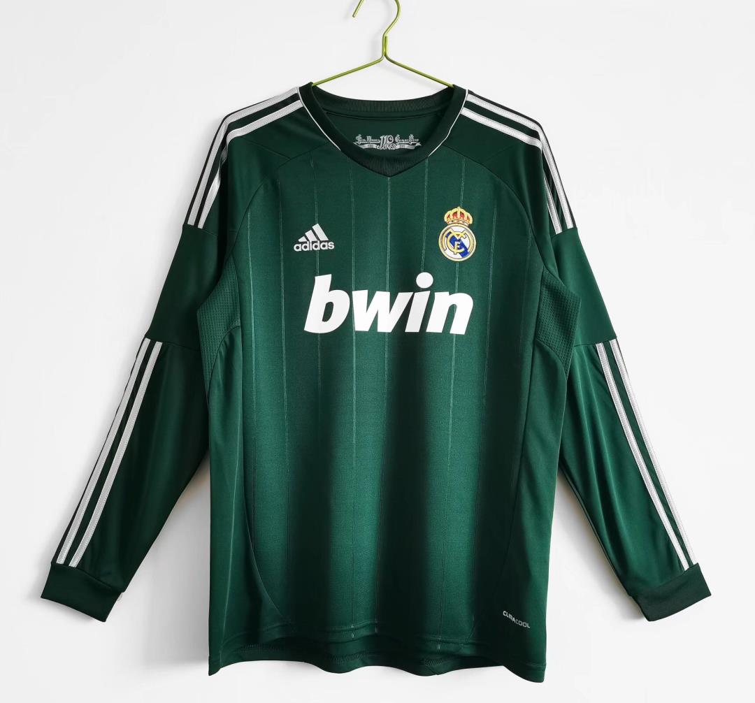 Retro Real Madrid 2012/2013 Third Long Sleeve Football Jersey