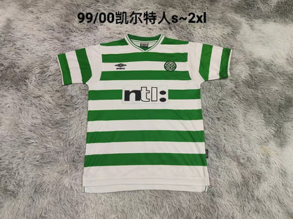 Retro Celtic 1999/2000 Home Football Jersey
