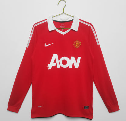 Retro Manchester united 2010/2011 Home Football Jersey