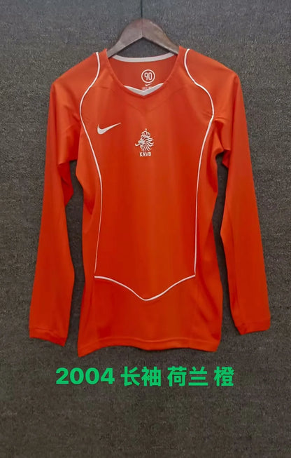 Retro Netherlands 2004 Home Football Jersey