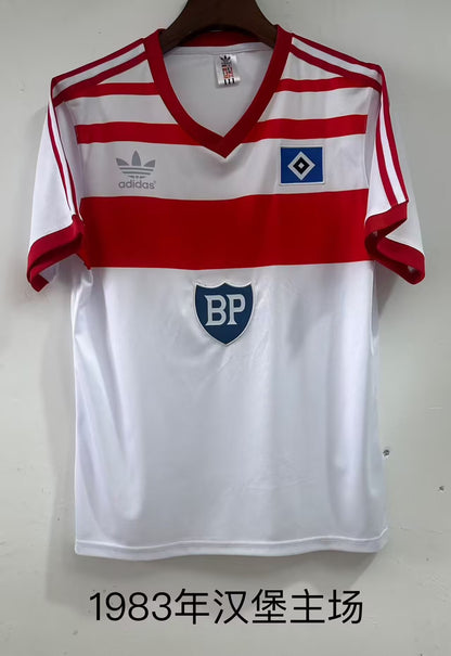 Retro Hamburger SV 1983 Home Fan Version Football Jersey