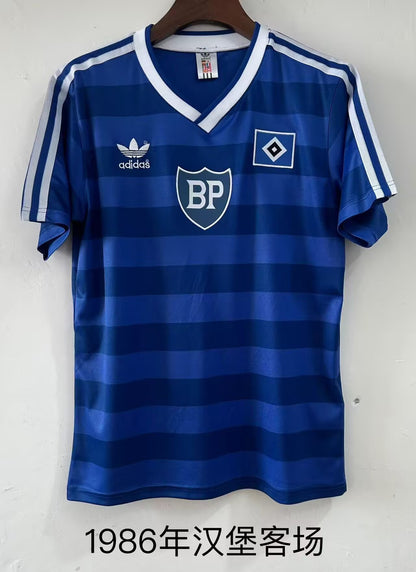 Retro Hamburger SV 1986 Away Fan Version Football Jersey