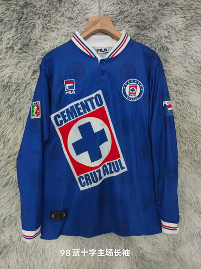 Retro Cruz Azul 1998/1999 Home Football Jersey