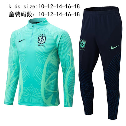 Brazil 2010/2018 Kids Tracksuit