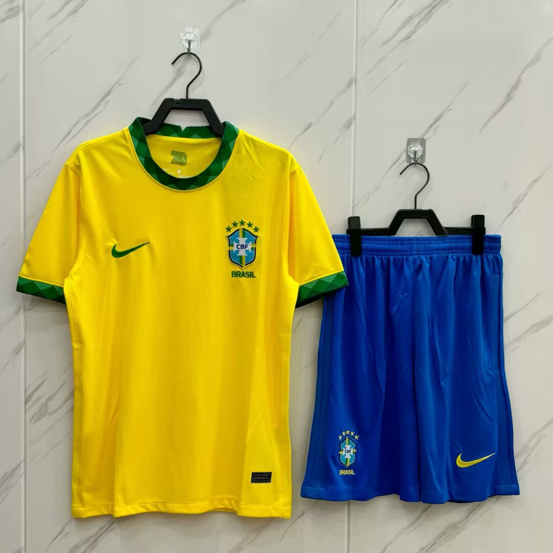 Retro Brazil 2021 Home Football Jersey