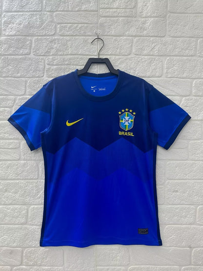 Retro Brazil 2021 Away Football Jersey