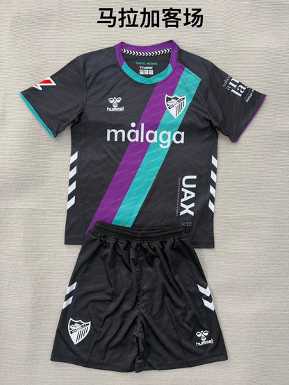 Málaga 2025/2026 Kids Away Fan Version Football Jersey