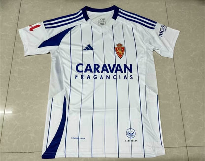 Real Zaragoza 2024/2025 Home Fan Version Football Jersey