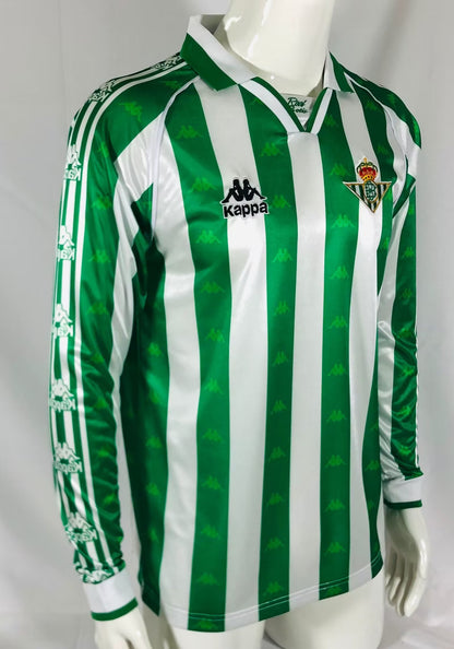Retro Real Betis 1995/1997 Home Long Sleeve Football Jersey