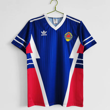Retro Yugoslavia 1990 Home Football Jersey