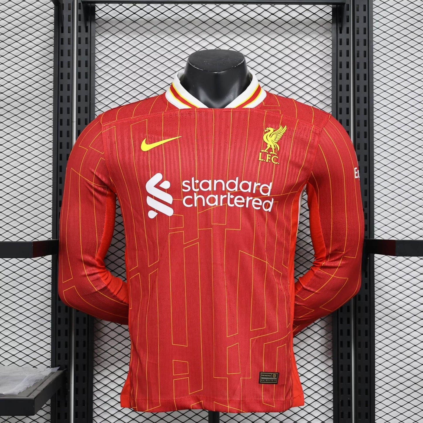 Liverpool 2024/2025 Home Long Sleeve Player Version Football Jersey