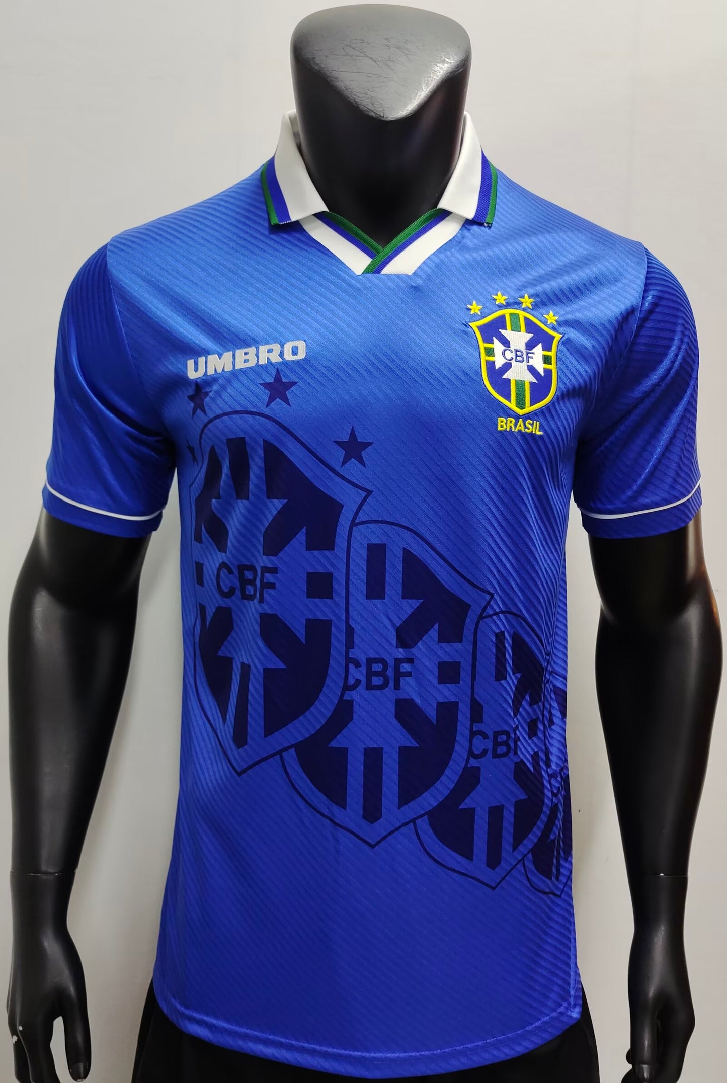 Retro Brazil 1994 Away Football Jersey