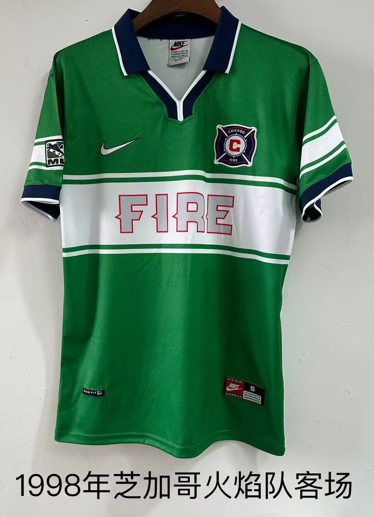 Retro Chicago Fire 1998 Away Football Jersey