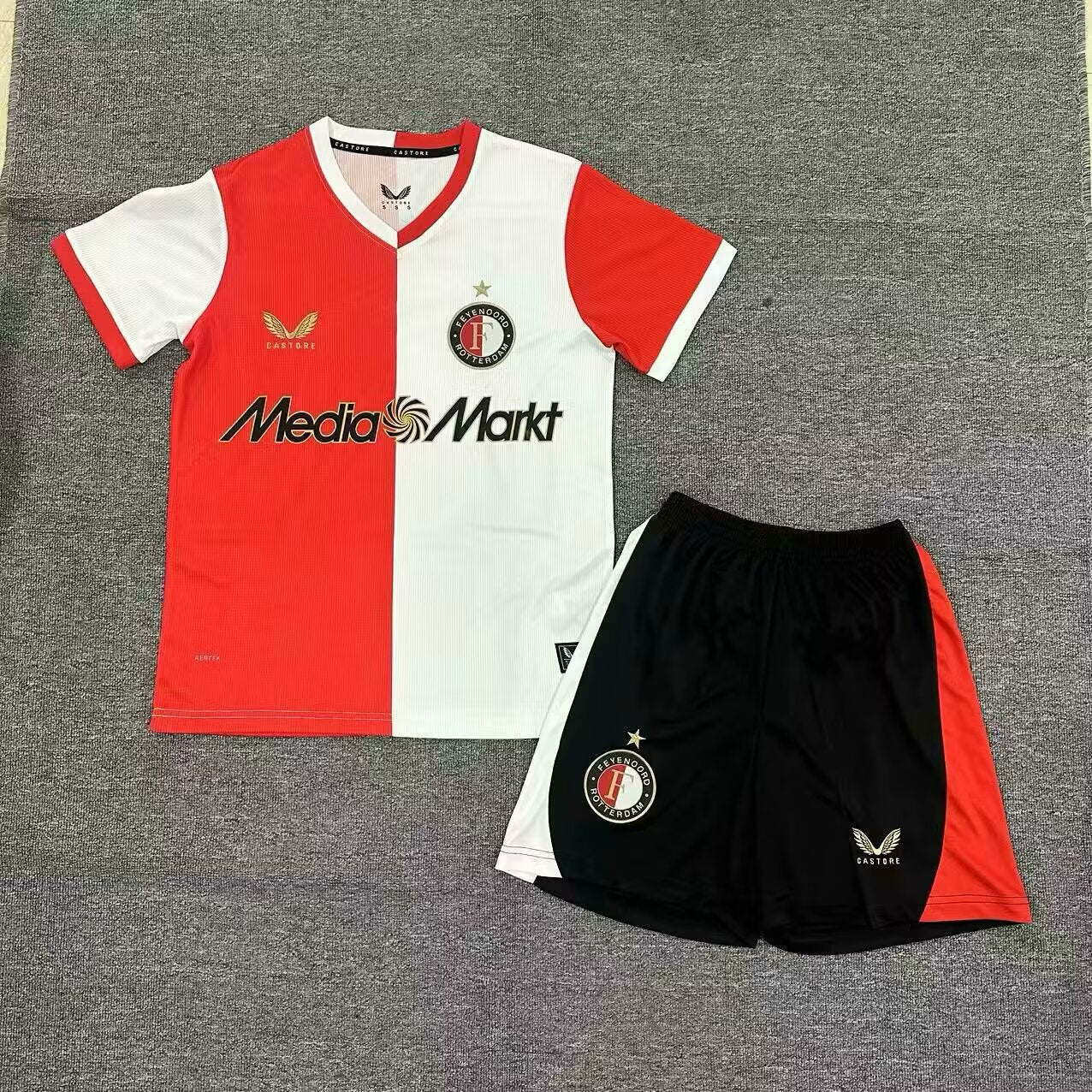 Feyenoord Rotterdam 2025/2026 Kids Home Football Jersey