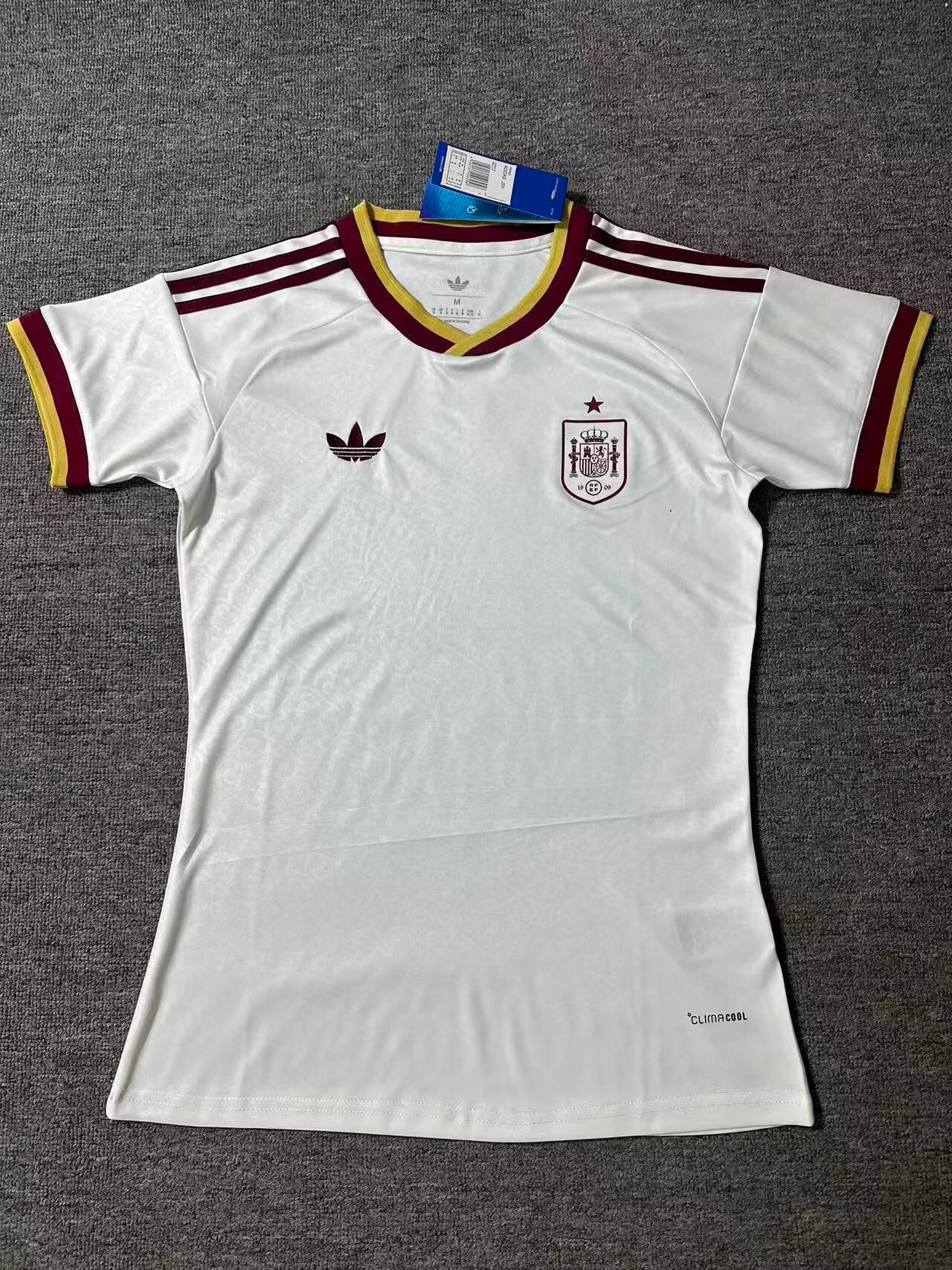 Spain 2026/2027 Women Away Fan Version Football Jersey