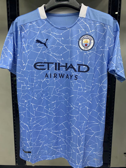 Manchester City 2020/2021 Home Fan Version Football Jersey
