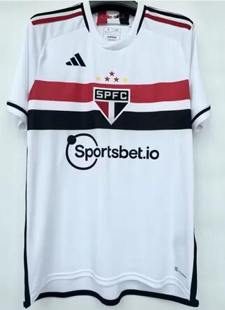 Sao Paulo 2023/2024 Home Fan Version Football Jersey