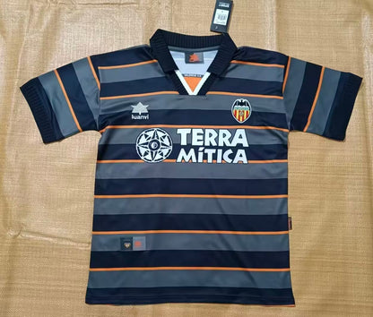 Retro valencia 1999/2000 Away Fan Version Football Jersey