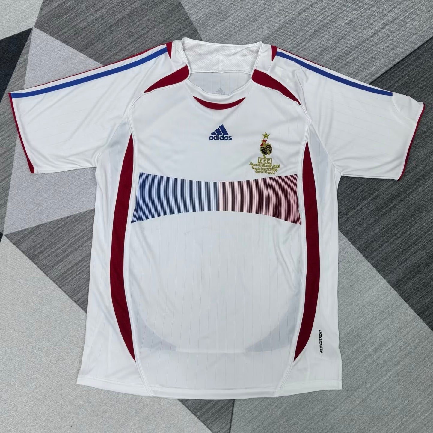 Retro France World Cup Final 2006/2007 Football Jersey
