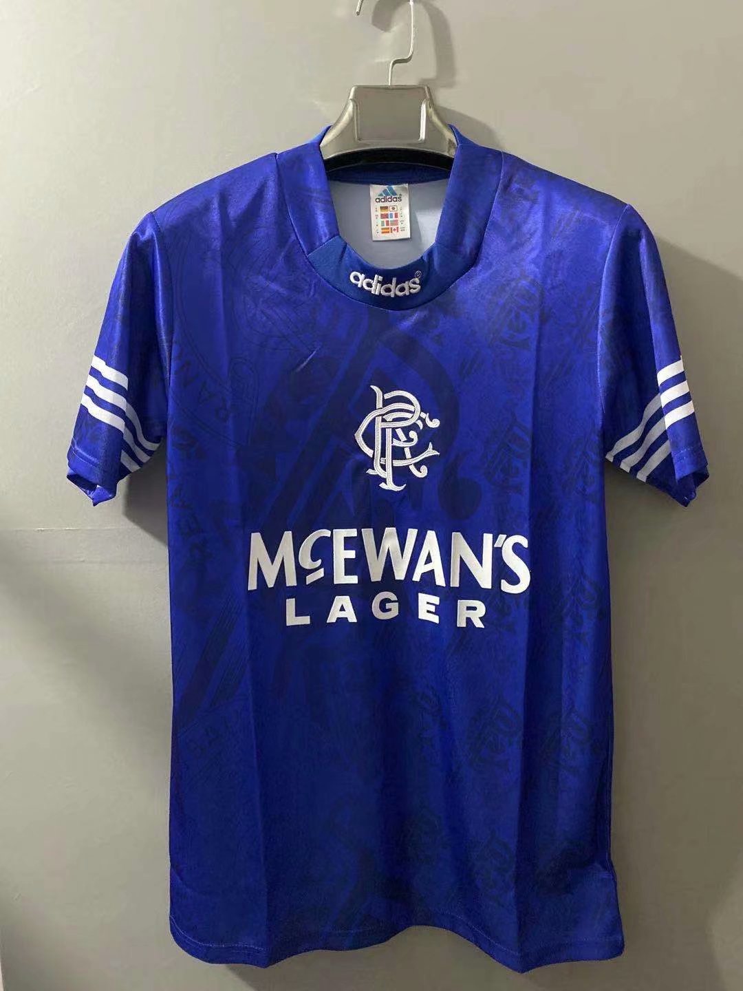 Retro rangers 1995/1996 Home Football Jersey