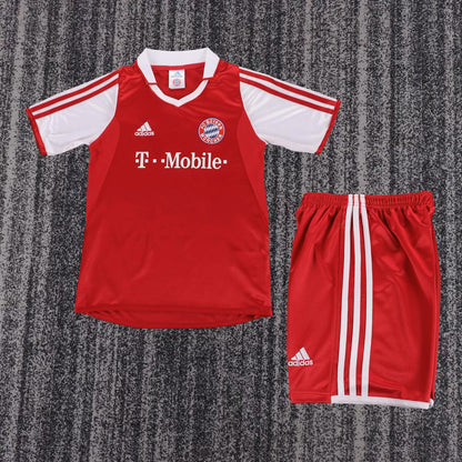 Retro Bayern Munich 2003/2004 Kids Home Football Jersey