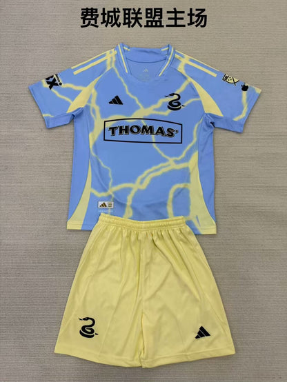 Philadelphia Union 2025/2026 Kids Home Fan Version Football Jersey