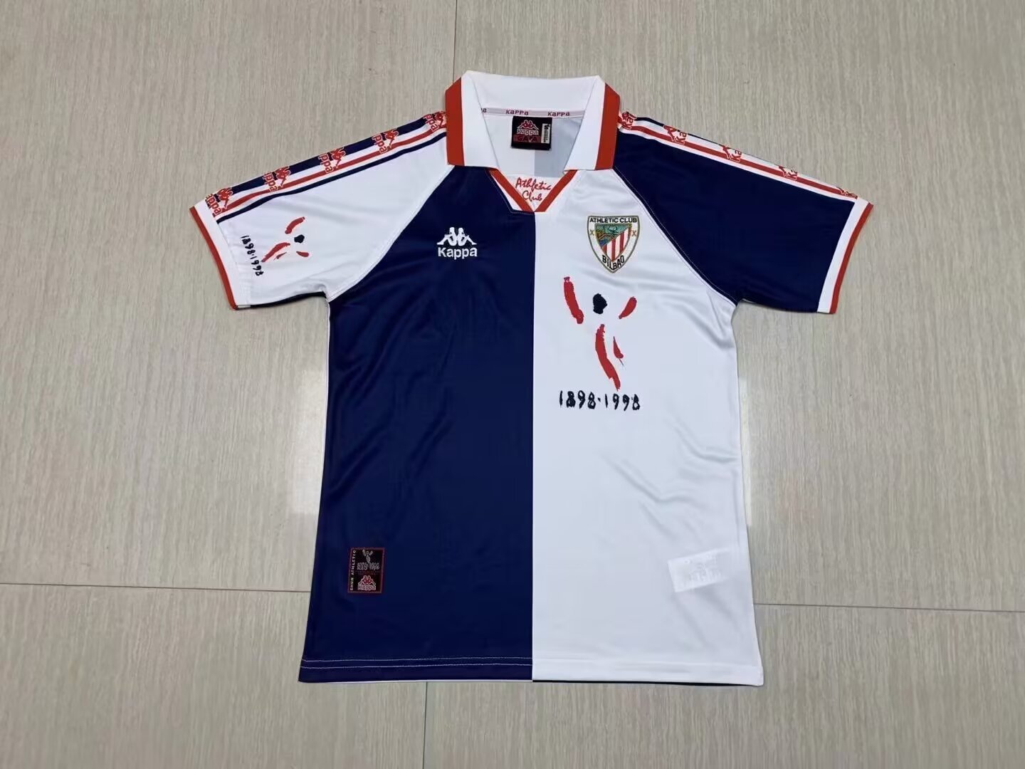 Retro Bilbao Athletic Club 1898/1998 Away Football Jersey