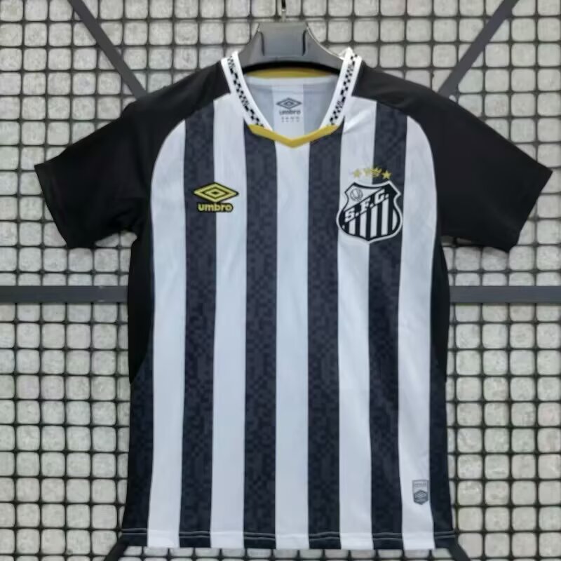 Santos 2025/2026 Away Fan Version Football Jersey