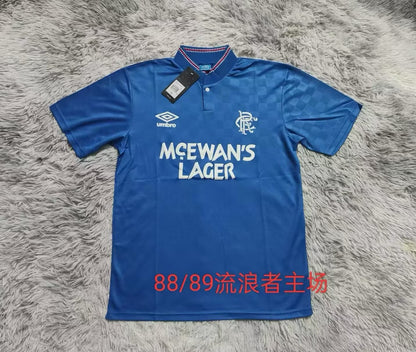 Retro Rangers 1988/1989 Home Football Jersey