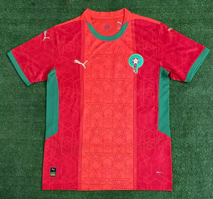 Morocco 2025/2026 Home Fan Version Football Jersey