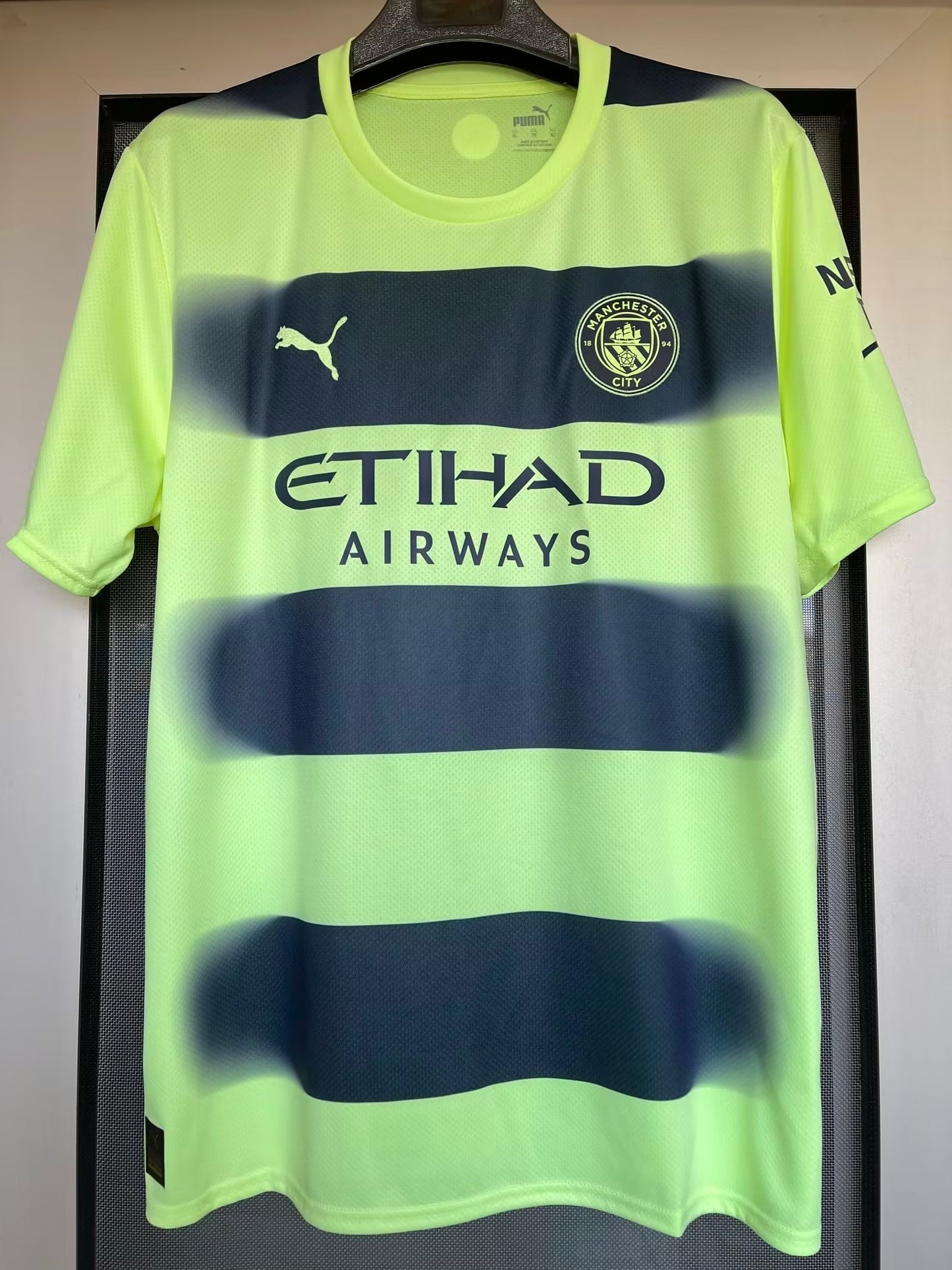 Manchester City 2022/2023 Away Fan Version Football Jersey