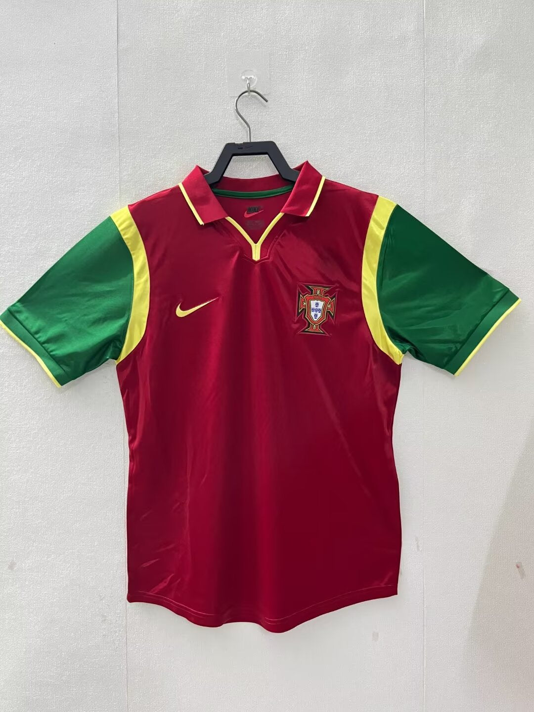 Retro Portugal 1999 Home Fan Version Football Jersey