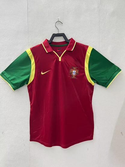 Retro Portugal 1999 Home Fan Version Football Jersey