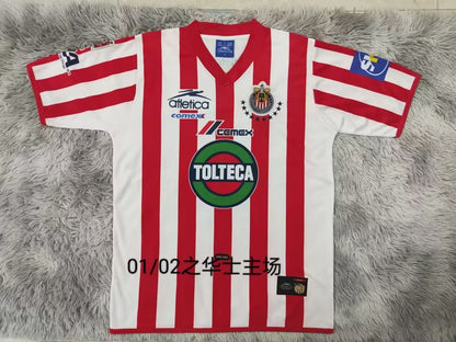 Retro chivas 2001/2002 Home Fan Version Football Jersey