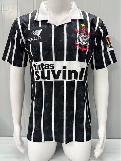 Retro Corinthians 1995 Away Fan Version Football Jersey