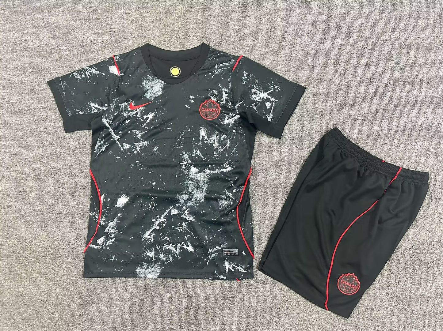 Canada 2026/2027 Kids Away Fan Version Football Jersey