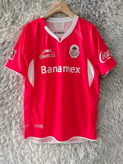 Retro Toluca 2008/2009 Home Football Jersey